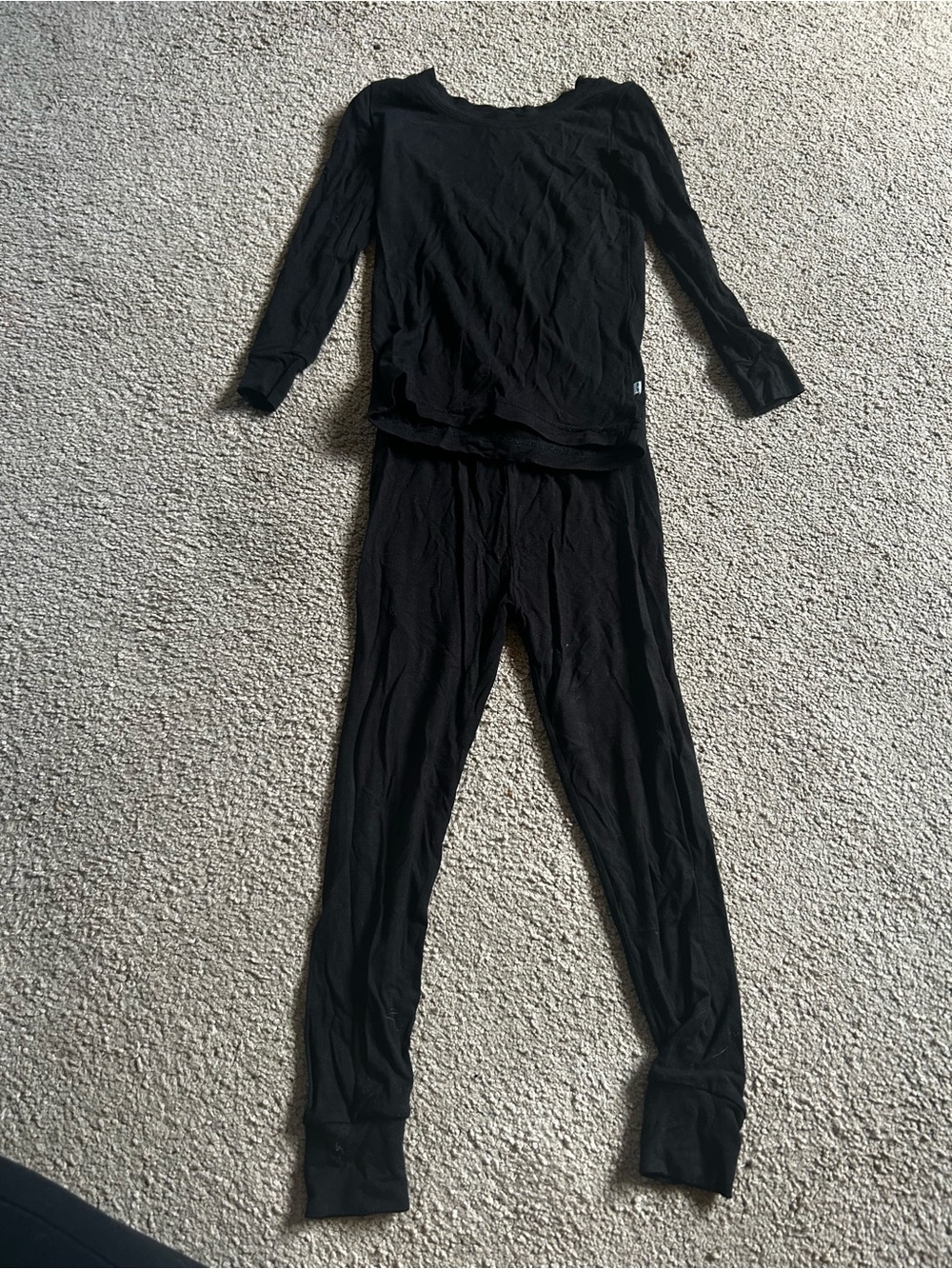Little sleepies black pj set